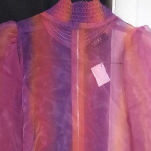 SUNSET ORGANZA BLOUSE